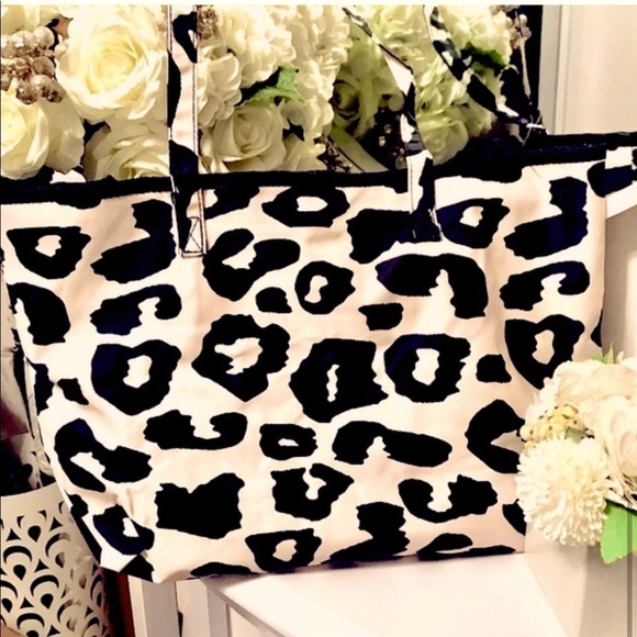 LARGE LEOPARD PRINT TOTE BAG - Picture 3 of 4